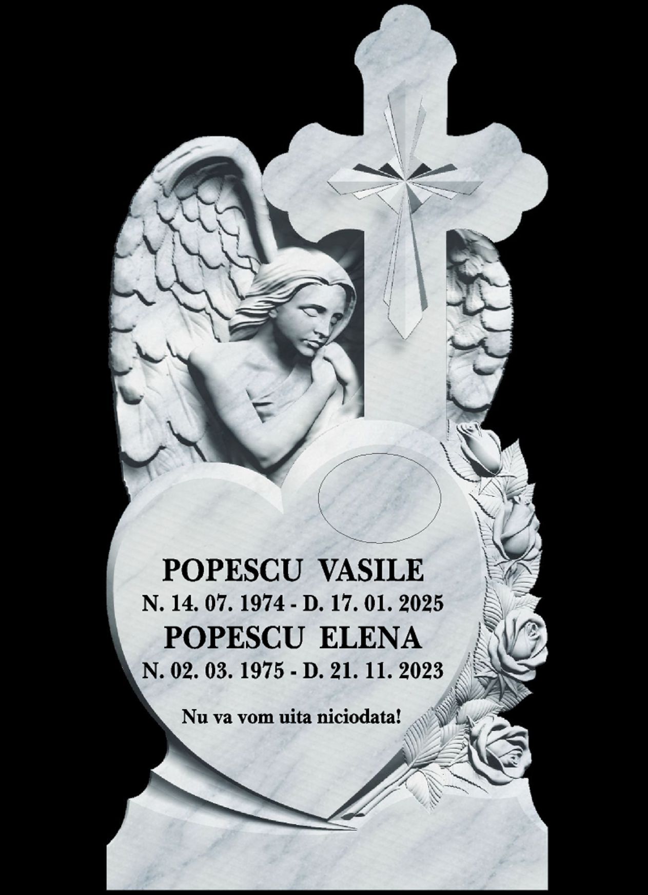 Monument funerar model 640