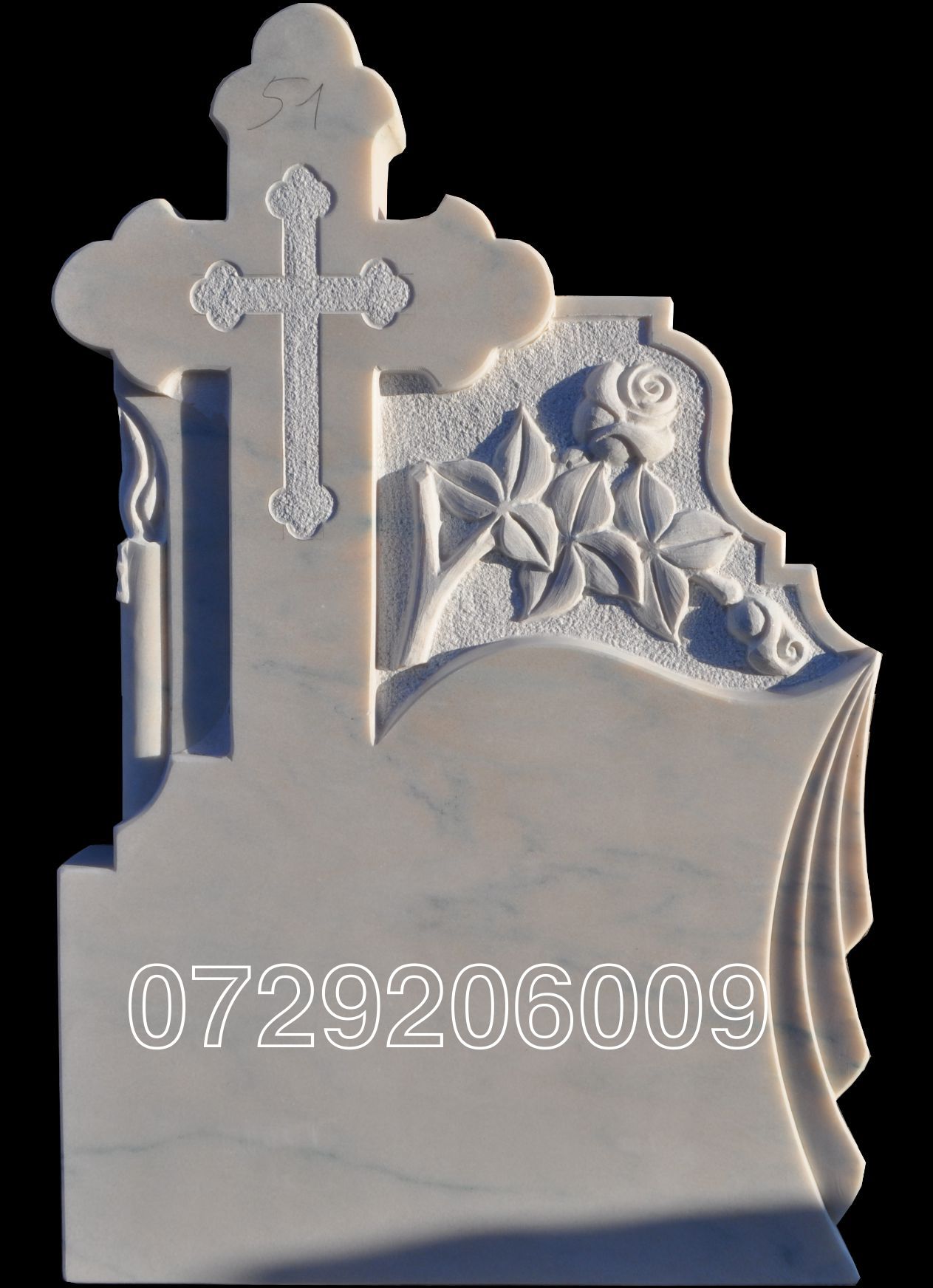 Monument funerar din Marmura model C251