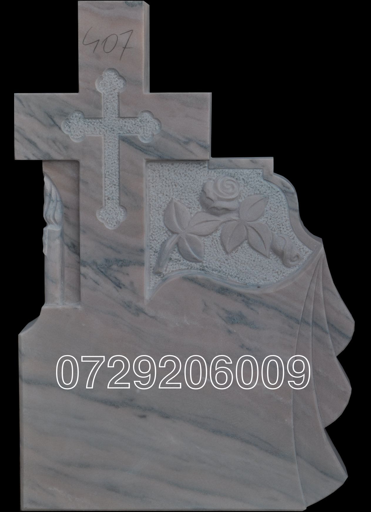 Monument funerar din Marmura model C407