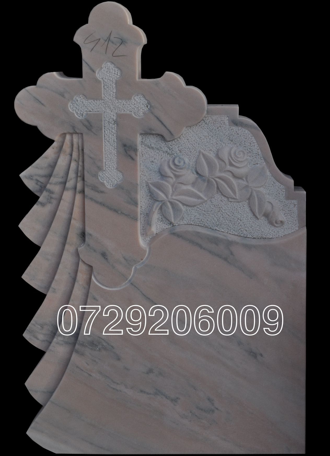 Monument funerar din Marmura model C412