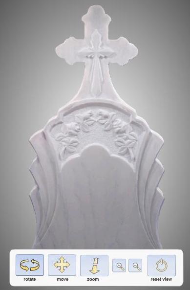 Monumente funerare Targoviste in format 3D